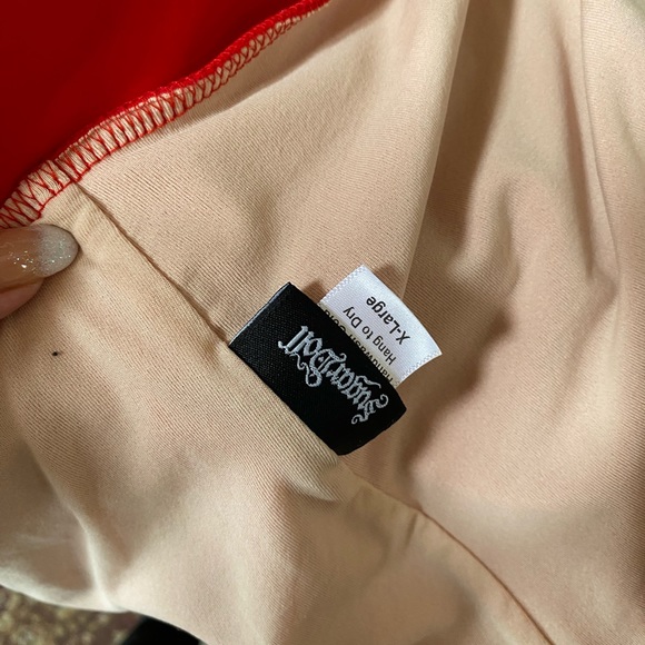 SugarDolls Swim High Waisted Bikini Floral Retro Bathing suit gingham halter top - Picture 6 of 8